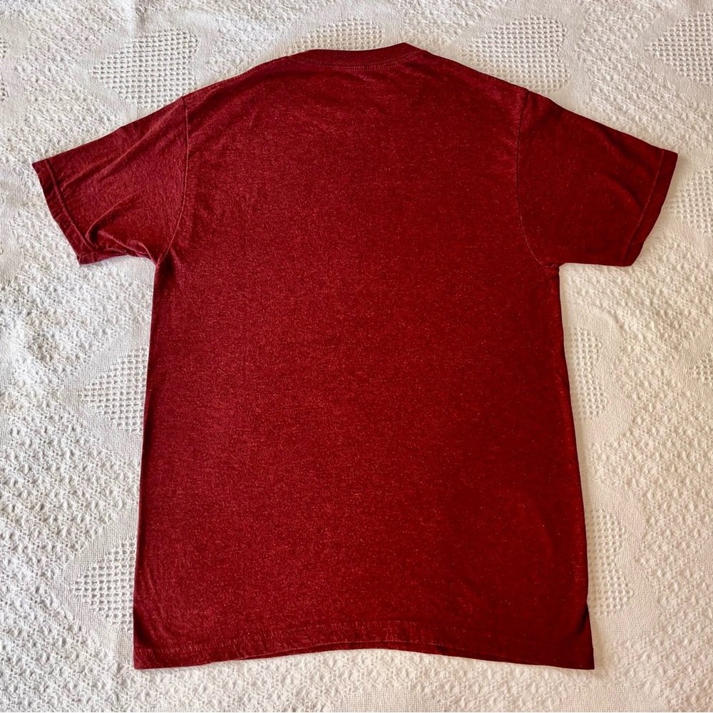 Dr Pepper Short Sleeve Graphic Tee in Deep Brick Red - Women's Casual Top - Picture 2 of 8